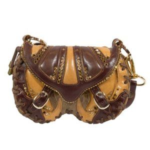 Vintage Tan and Brown Leather Purse by Bracher Emden